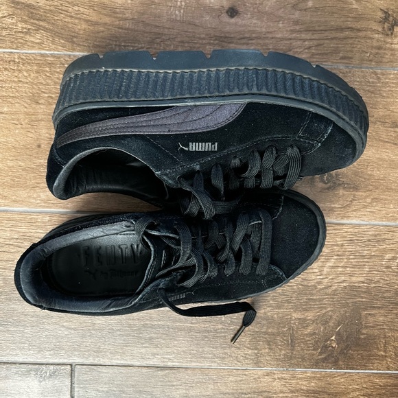 FENTY - Rihanna - Puma creepers - Black suede - GREAT USED CONDITION! Size 7 - Picture 4 of 7